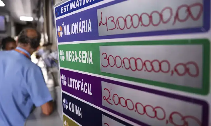Mega-sena acumula para R$ 45 milhões; confira os números