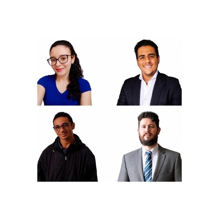 Barbara Siqueira, Gustavo Silva, Lucas Rogerio e Thiago Rech
